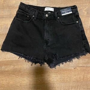 Abercrombie & Fitch high rise mom shorts curve love